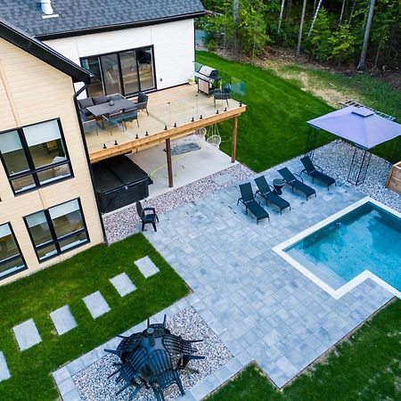 Le Montagnard Spa Sauna Piscine Prives Brownsburg Ngoại thất bức ảnh